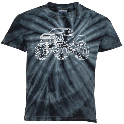 Monster Truck Kids Tie-Dye T-Shirt