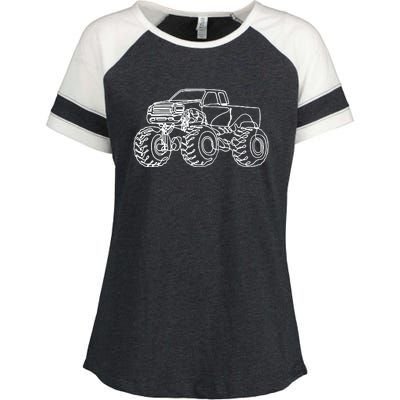 Monster Truck Enza Ladies Jersey Colorblock Tee