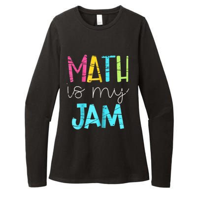 Math Teacher Math Is My Jam Gift Womens CVC Long Sleeve Shirt