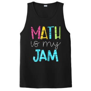 Math Teacher Math Is My Jam Gift PosiCharge Competitor Tank