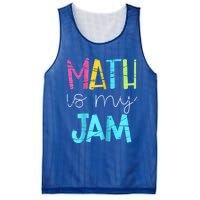 Math Teacher Math Is My Jam Gift Mesh Reversible Basketball Jersey Tank