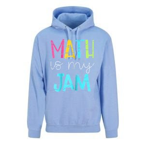 Math Teacher Math Is My Jam Gift Unisex Surf Hoodie