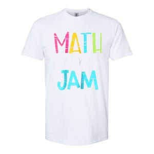 Math Teacher Math Is My Jam Gift Softstyle CVC T-Shirt