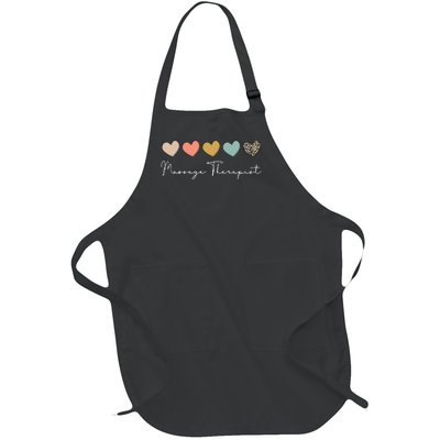 Massage Therapist Massage Therapy Massager Appreciation Full-Length Apron With Pockets