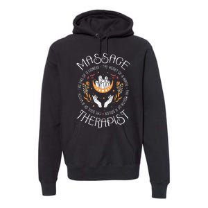 Massage Therapist Masseuse Massage Therapy Massotherapist Premium Hoodie