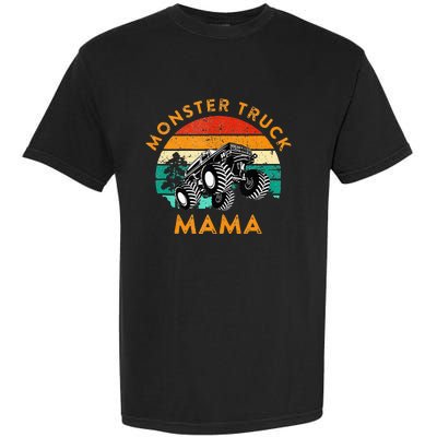 Monster Truck Mama Retro Vintage Style Monster Truck Garment-Dyed Heavyweight T-Shirt