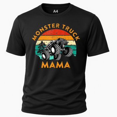 Monster Truck Mama Retro Vintage Style Monster Truck Cooling Performance Crew T-Shirt