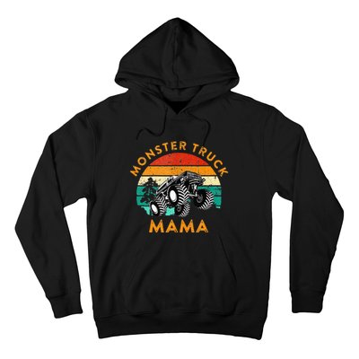 Monster Truck Mama Retro Vintage Style Monster Truck Hoodie