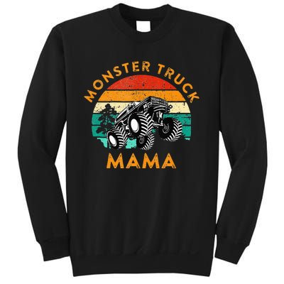 Monster Truck Mama Retro Vintage Style Monster Truck Sweatshirt