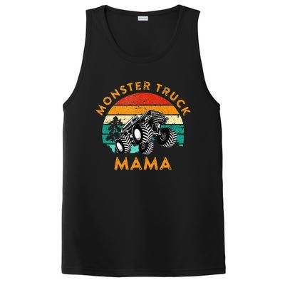 Monster Truck Mama Retro Vintage Style Monster Truck PosiCharge Competitor Tank