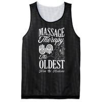 Massage Therapist Massage Therapy Oldest Form Of Therapy Mesh Reversible Basketball Jersey Tank