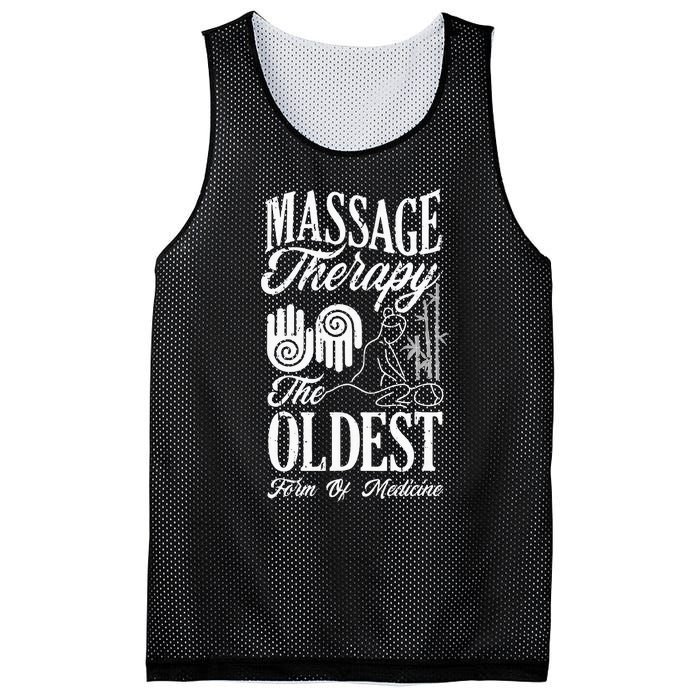 Massage Therapist Massage Therapy Oldest Form Of Therapy Mesh Reversible Basketball Jersey Tank