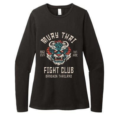 Muay Thai Womens CVC Long Sleeve Shirt