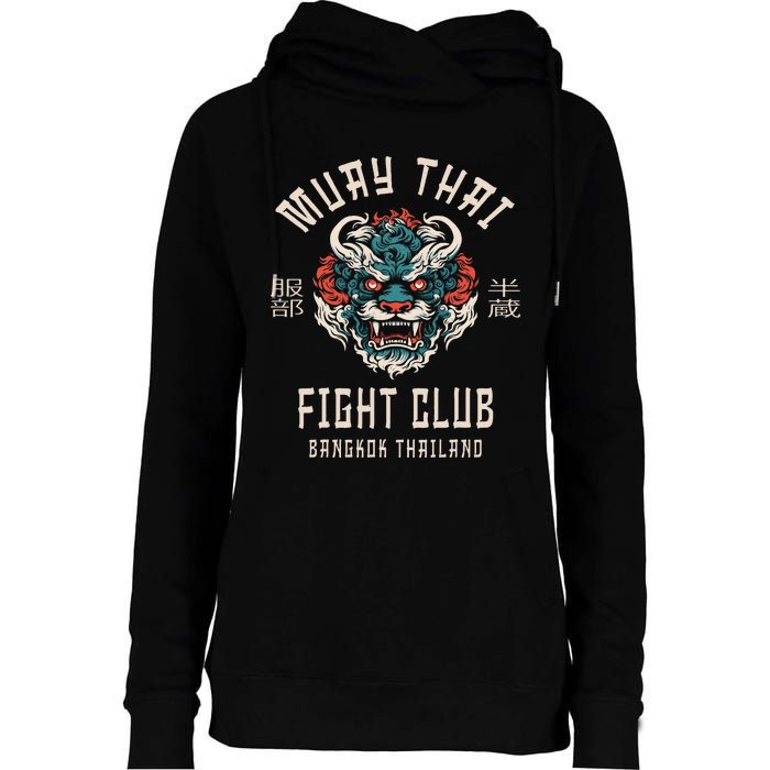 Muay Thai Womens Funnel Neck Pullover Hood