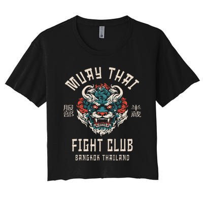 Muay Thai Women's Crop Top Tee