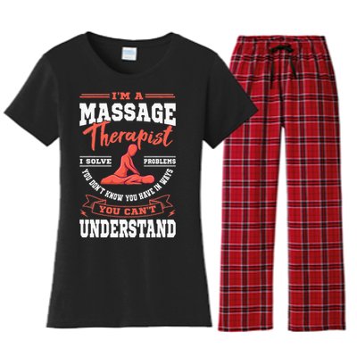 Massage Therapist Masseuse Masseur Therapy Body Treatment Women's Flannel Pajama Set