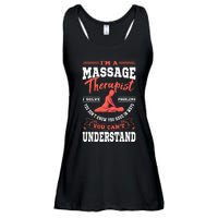 Massage Therapist Masseuse Masseur Therapy Body Treatment Ladies Essential Flowy Tank