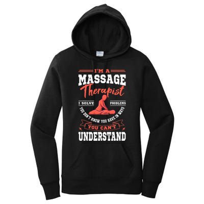 Massage Therapist Masseuse Masseur Therapy Body Treatment Women's Pullover Hoodie