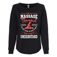 Massage Therapist Masseuse Masseur Therapy Body Treatment Womens California Wash Sweatshirt