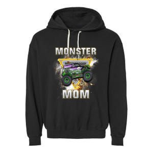 Monster Truck Mom Monster Truck Are My Jam Truck Lovers Garment-Dyed Fleece Hoodie