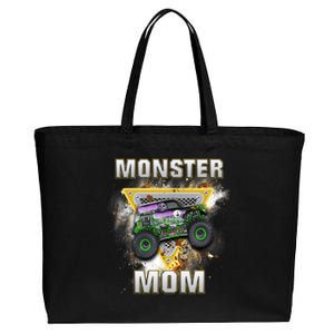 Monster Truck Mom Monster Truck Are My Jam Truck Lovers Cotton Canvas Jumbo Tote