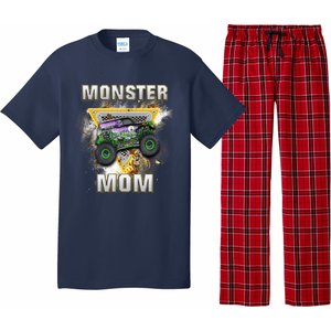 Monster Truck Mom Monster Truck Are My Jam Truck Lovers Pajama Set