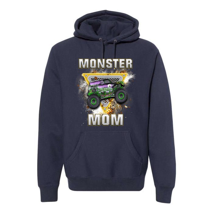 Monster Truck Mom Monster Truck Are My Jam Truck Lovers Premium Hoodie