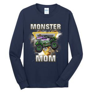 Monster Truck Mom Monster Truck Are My Jam Truck Lovers Tall Long Sleeve T-Shirt