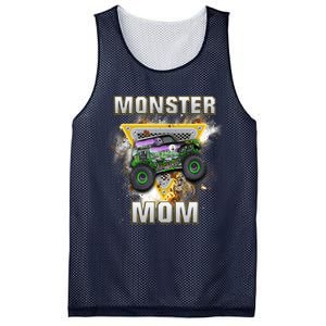 Monster Truck Mom Monster Truck Are My Jam Truck Lovers Mesh Reversible Basketball Jersey Tank