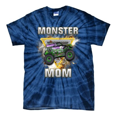 Monster Truck Mom Monster Truck Are My Jam Truck Lovers Tie-Dye T-Shirt