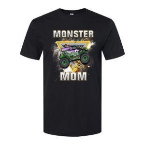 Monster Truck Mom Monster Truck Are My Jam Truck Lovers Softstyle CVC T-Shirt