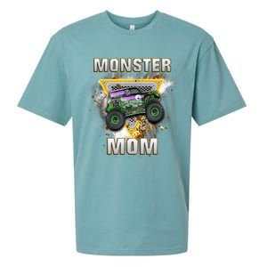 Monster Truck Mom Monster Truck Are My Jam Truck Lovers Sueded Cloud Jersey T-Shirt