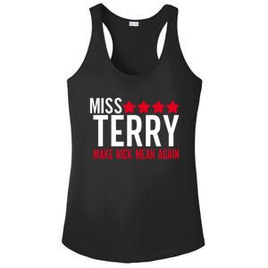 Miss Terry Make Nick Mean Again Ladies PosiCharge Competitor Racerback Tank