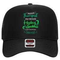 Massage Therapist Masseur Masseuse Therapy Body Treatment High Crown Mesh Back Trucker Hat