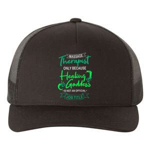 Massage Therapist Masseur Masseuse Therapy Body Treatment Yupoong Adult 5-Panel Trucker Hat