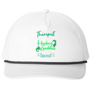 Massage Therapist Masseur Masseuse Therapy Body Treatment Snapback Five-Panel Rope Hat