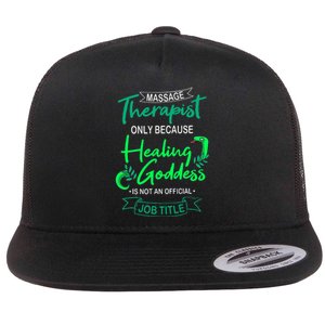 Massage Therapist Masseur Masseuse Therapy Body Treatment Flat Bill Trucker Hat