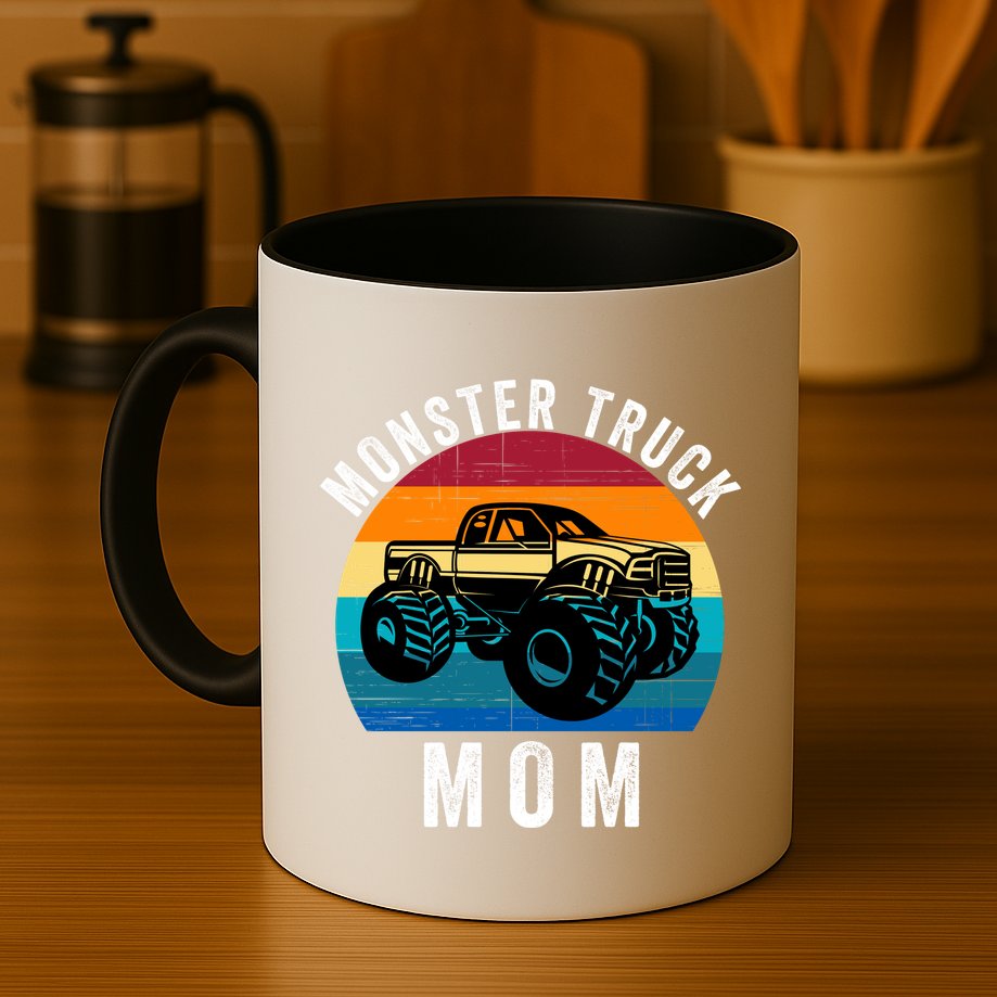Monster Trucks Mom MotherS Day Moms Love Monster Trucks Too Monster Truck Fan Mug