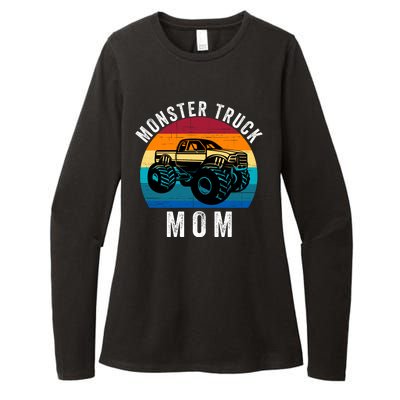 Monster Trucks Mom MotherS Day Moms Love Monster Trucks Too Monster Truck Fan Womens CVC Long Sleeve Shirt