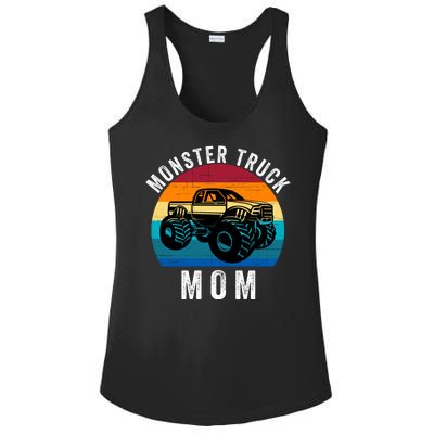 Monster Trucks Mom MotherS Day Moms Love Monster Trucks Too Monster Truck Fan Ladies PosiCharge Competitor Racerback Tank