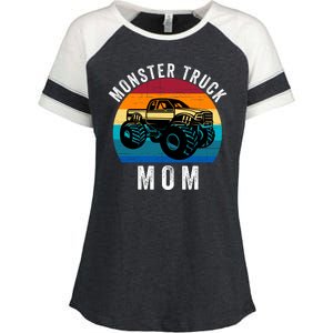 Monster Trucks Mom MotherS Day Moms Love Monster Trucks Too Monster Truck Fan Enza Ladies Jersey Colorblock Tee