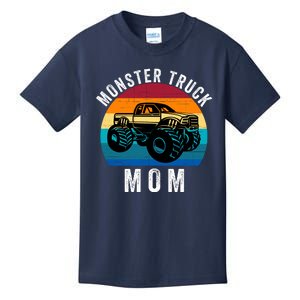 Monster Trucks Mom MotherS Day Moms Love Monster Trucks Too Monster Truck Fan Kids T-Shirt