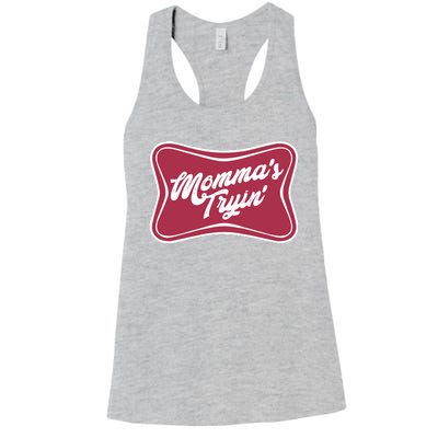 Mommas Tryin Women's Racerback Tank