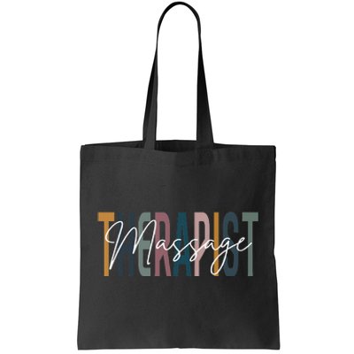 Massage Therapist Multicolor Muscle Therapy Massage Therapy Tote Bag