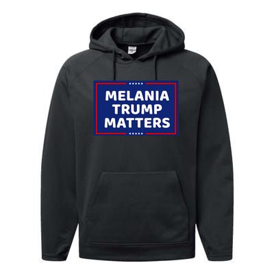 Melania Trump Matters Performance Fleece Hoodie