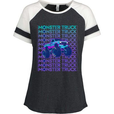 Monster Truck Enza Ladies Jersey Colorblock Tee