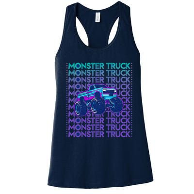 Monster Truck Women's Racerback Tank