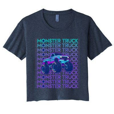 Monster Truck Women's Crop Top Tee