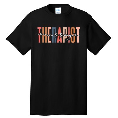 Massage Therapist Muscle Therapy Massage Therapy Squad Tall T-Shirt