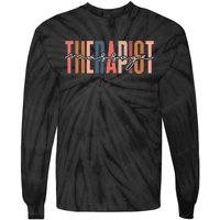 Massage Therapist Muscle Therapy Massage Therapy Squad Tie-Dye Long Sleeve Shirt